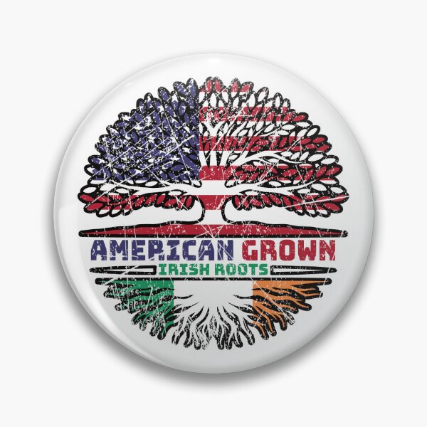 Item preview, Ireland Irish US American USA United States Tree Roots Flag designed and sold by FlagX.