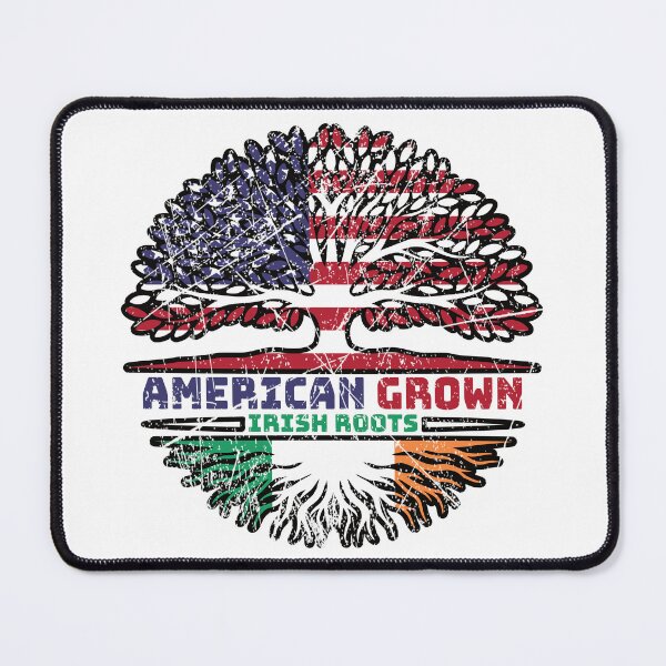 Item preview, Ireland Irish US American USA United States Tree Roots Flag designed and sold by FlagX.