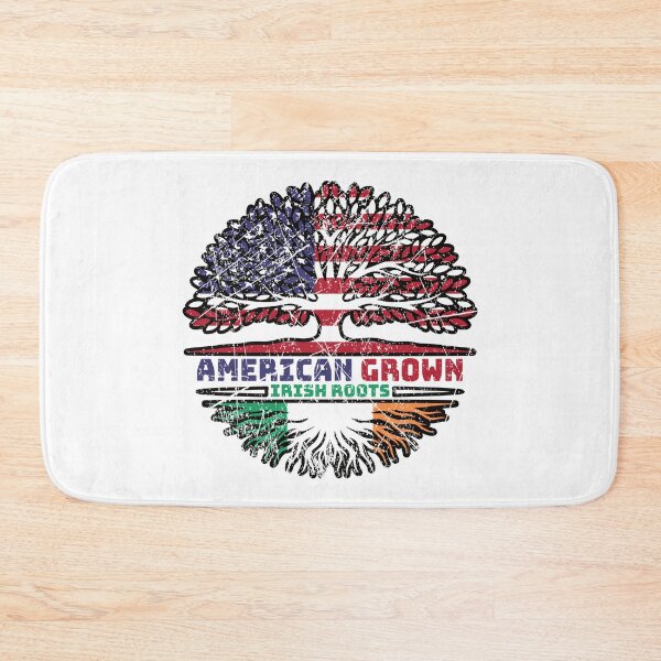 Item preview, Ireland Irish US American USA United States Tree Roots Flag designed and sold by FlagX.