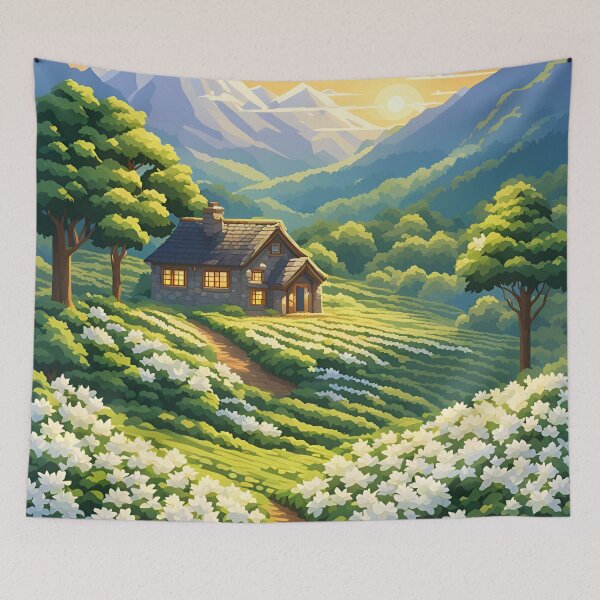 Item preview, Fields of Jasmine designed and sold by VeiledVision.