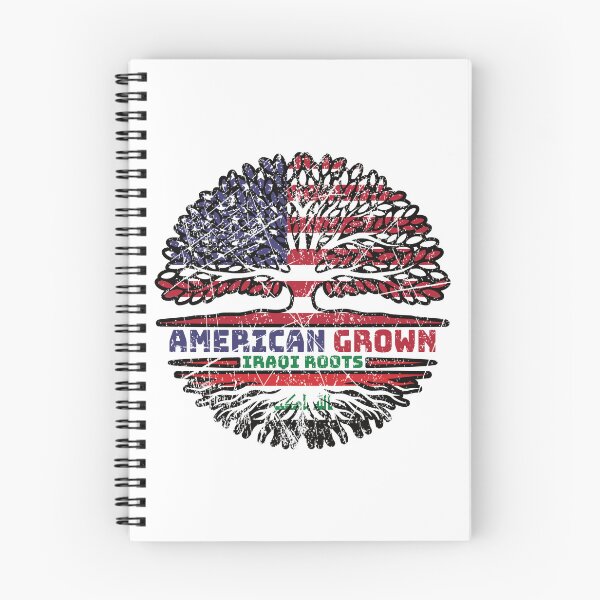 Item preview, Iraq Iraqi US American USA United States Tree Roots Flag designed and sold by FlagX.