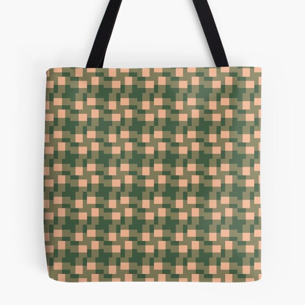 Item preview, Contemporary Design - Peach and Green Geometric Patterns designed and sold by Looming Lines.