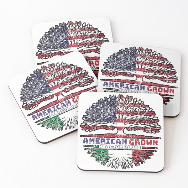 Item preview, Italy Italian US American USA United States Tree Roots Flag designed and sold by FlagX.