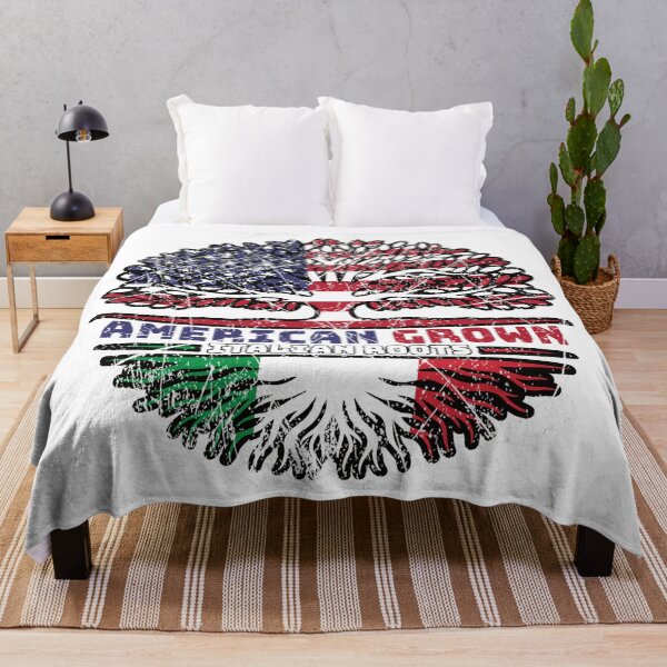 Item preview, Italy Italian US American USA United States Tree Roots Flag designed and sold by FlagX.