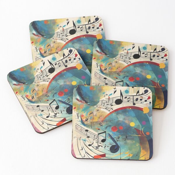 Item preview, Musical Notes Pattern Abstract Pattern designed and sold by FunnyT-Shirts.