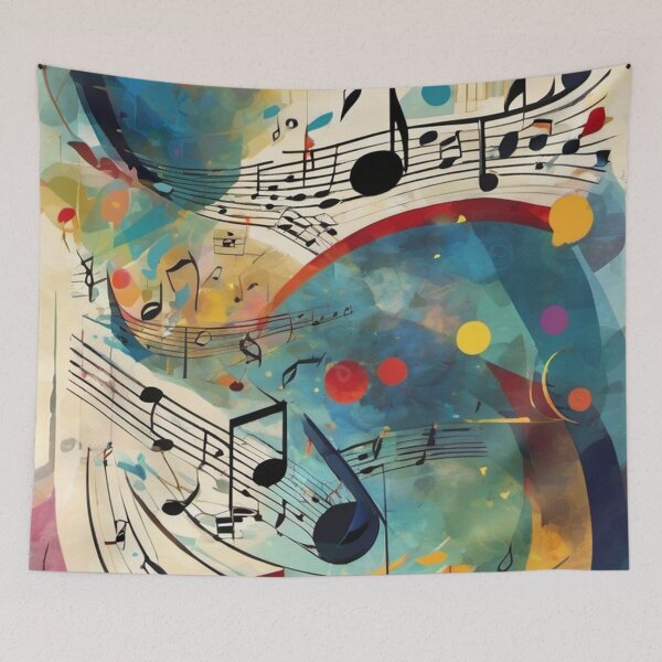 Item preview, Musical Notes Pattern Abstract Pattern designed and sold by FunnyT-Shirts.