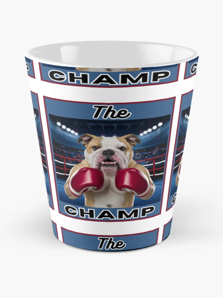 Thumbnail 2 of 4, Coffee Mug, Boxing Bulldog "The Champ" designed and sold by RWCarpenter.