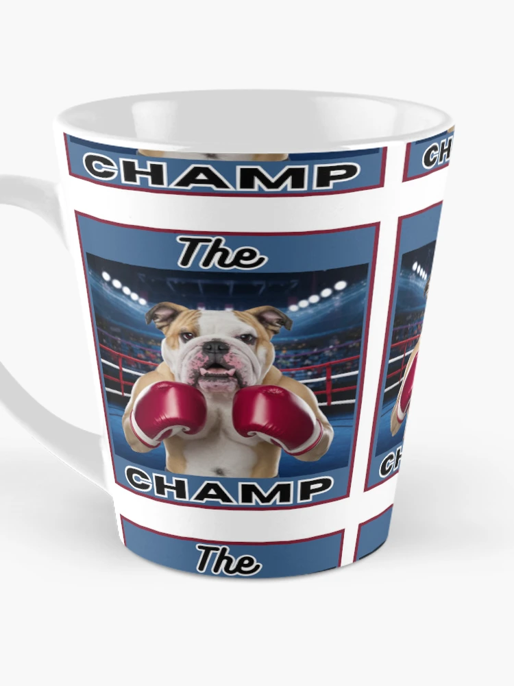 Thumbnail 3 of 4, Coffee Mug, Boxing Bulldog "The Champ" designed and sold by RWCarpenter.