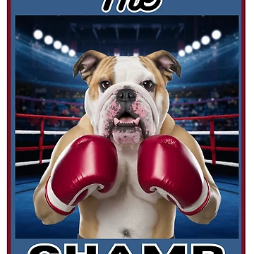 Artwork thumbnail, Boxing Bulldog "The Champ" by RWCarpenter