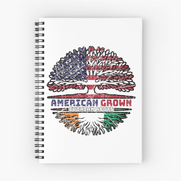 Item preview, Ivory Coast Ivorian American USA Tree Roots Flag designed and sold by FlagX.