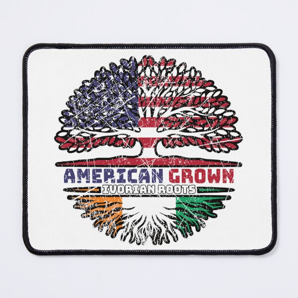 Item preview, Ivory Coast Ivorian American USA Tree Roots Flag designed and sold by FlagX.