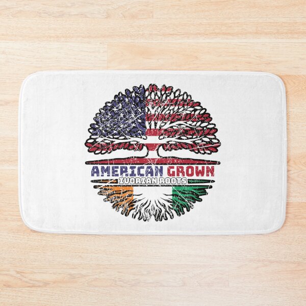 Item preview, Ivory Coast Ivorian American USA Tree Roots Flag designed and sold by FlagX.