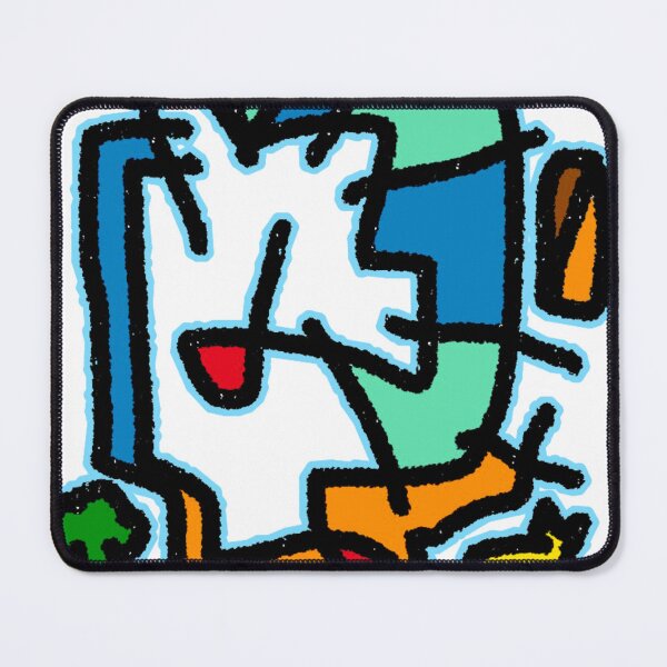 Item preview, Orange Cat abstract line illustration design designed and sold by Oqueartecura.