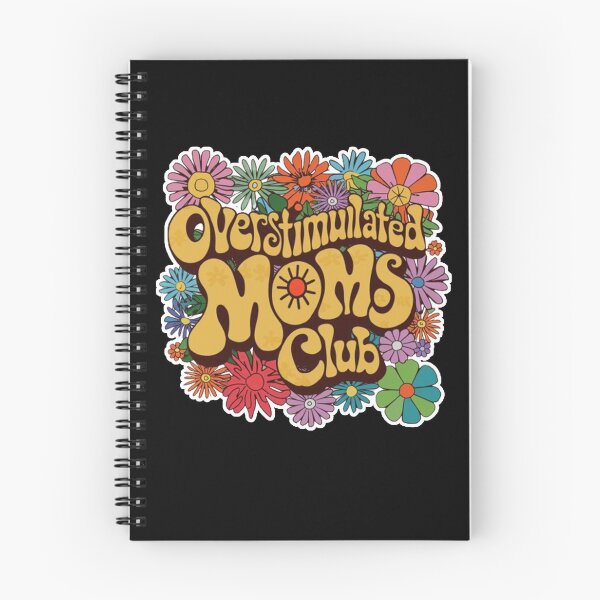 Item preview, Overstimulated Moms Clubs - Groovy Mother's Day Mom designed and sold by TeeFleet Noble.
