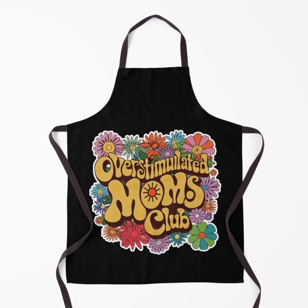 Item preview, Overstimulated Moms Clubs - Groovy Mother's Day Mom designed and sold by TeeFleet Noble.