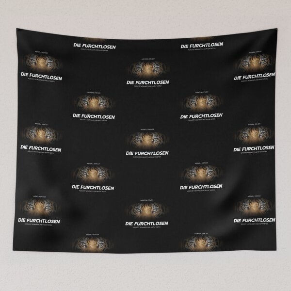 Item preview, Die Furchtlosen - Fürchte niemanden und gehe weiter voran | Black Background designed and sold by RM-Journey.