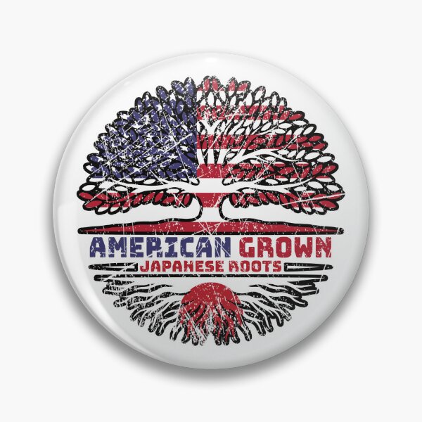 Item preview, Japan Japanese US American USA United States Tree Roots Flag designed and sold by FlagX.