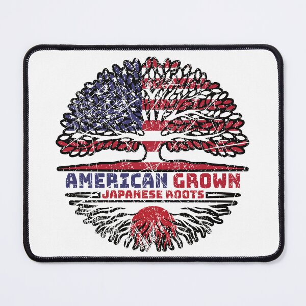 Item preview, Japan Japanese US American USA United States Tree Roots Flag designed and sold by FlagX.