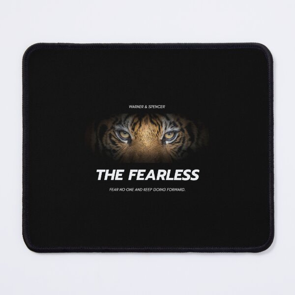 Item preview, The Fearless - Fear no one and keep going forward | Black Background designed and sold by RM-Journey.