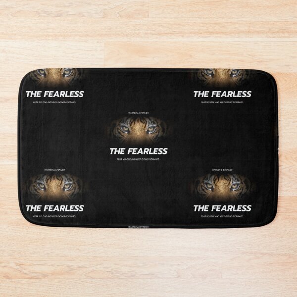 Item preview, The Fearless - Fear no one and keep going forward | Black Background designed and sold by RM-Journey.