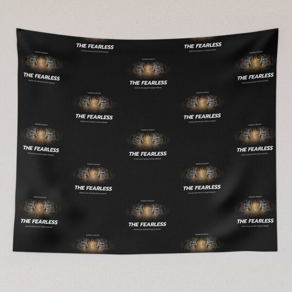Item preview, The Fearless - Fear no one and keep going forward | Black Background designed and sold by RM-Journey.