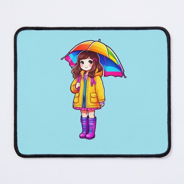 Item preview, Kawaii Girl with Umbrella designed and sold by Cosmicreations1.