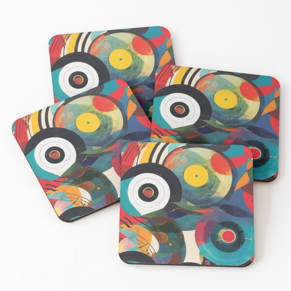 Item preview, Abstract Vinyl Record Pattern Beautiful designed and sold by FunnyT-Shirts.