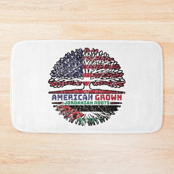 Item preview, Jordanian Jordan US American USA United States Tree Roots Flag designed and sold by FlagX.