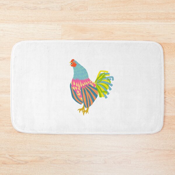 Item preview, Colorful clucking chicken designed and sold by omgchickens.