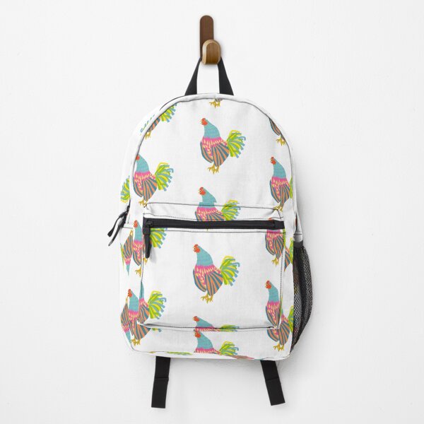 Item preview, Colorful clucking chicken designed and sold by omgchickens.