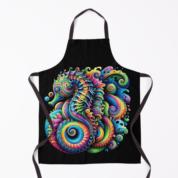 Item preview, Psychedelic Seahorse Art - Save the Ocean designed and sold by SandbarTees.