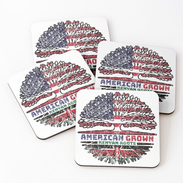 Item preview, Kenyan Kenya US American USA United States Tree Roots Flag designed and sold by FlagX.