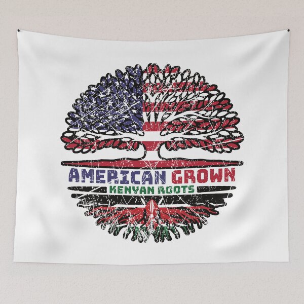Item preview, Kenyan Kenya US American USA United States Tree Roots Flag designed and sold by FlagX.