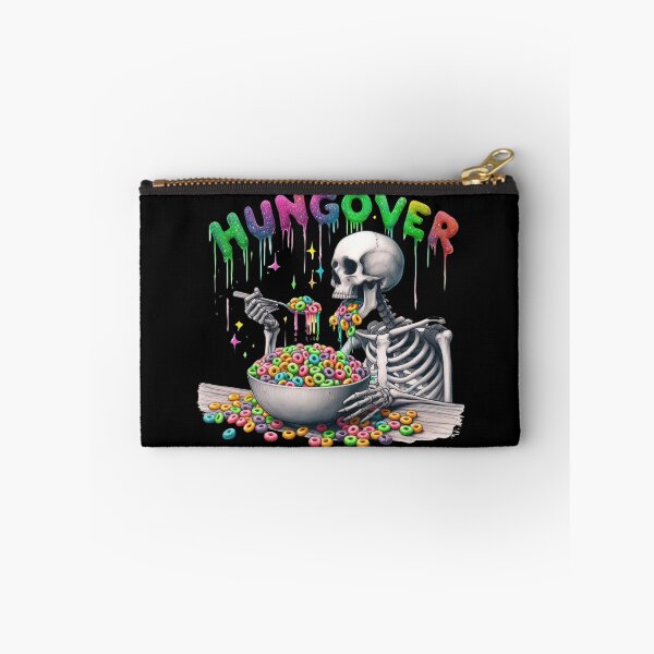 Item preview, "Hung Over" Skeleton Eating Froot Loops designed and sold by FlawlessSeams.
