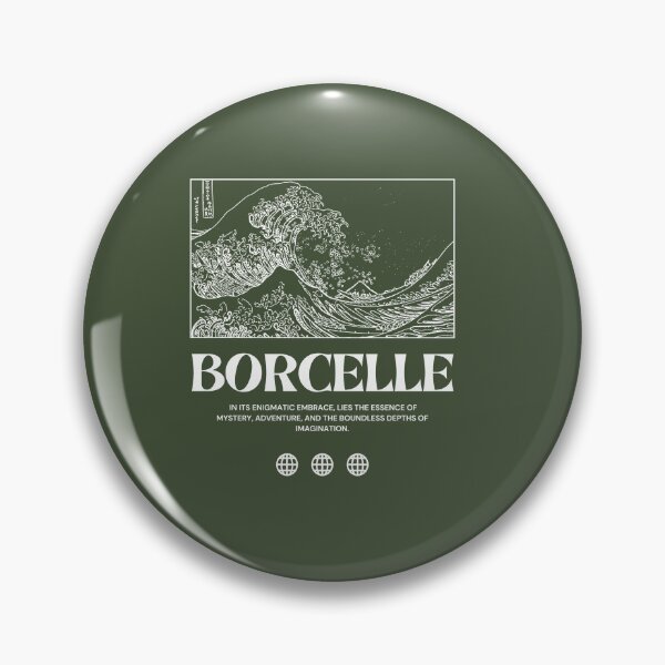 Item preview, Borcelle | Wave Illustration | Green Background designed and sold by RM-Journey.