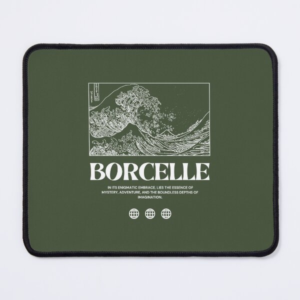 Item preview, Borcelle | Wave Illustration | Green Background designed and sold by RM-Journey.