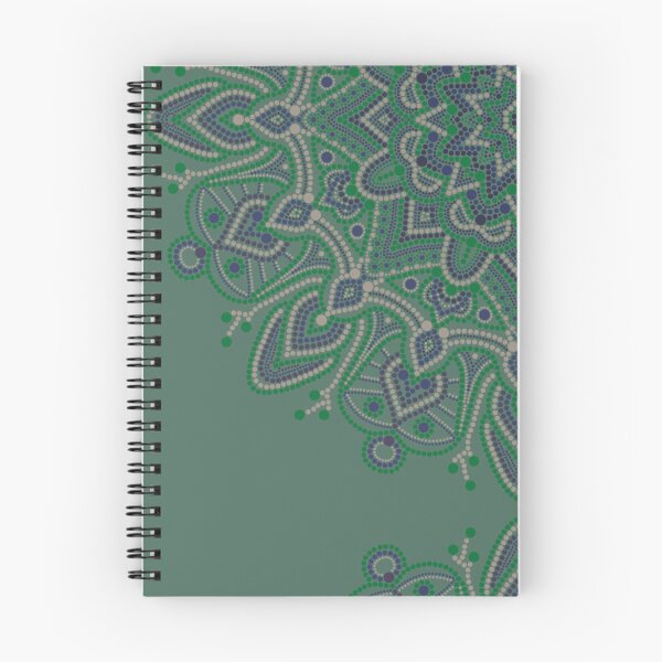 Item preview, Dot Mandala - 14 - Inverted to Green designed and sold by JoanNinjaHen.