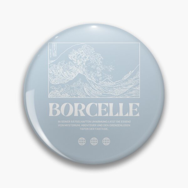 Item preview, Borcelle | Wave Illustration | Pastel Blue Background designed and sold by RM-Journey.