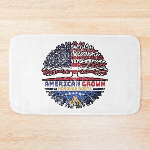 Item preview, Kosovo Kosovar American USA Tree Roots Flag designed and sold by FlagX.