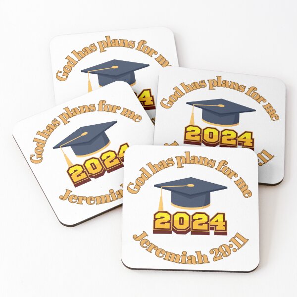 Item preview, 2024 Graduation with Scripture designed and sold by JDreaming.