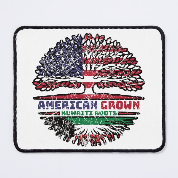 Item preview, Kuwait Kuwaiti US American USA United States Tree Roots Flag designed and sold by FlagX.
