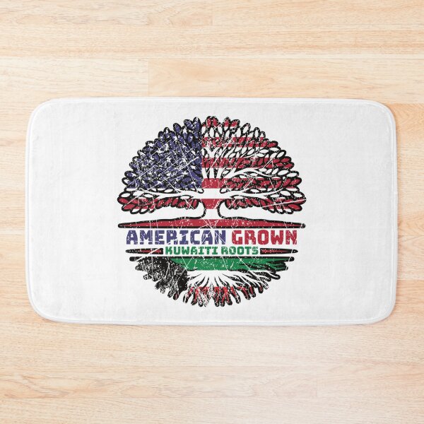 Item preview, Kuwait Kuwaiti US American USA United States Tree Roots Flag designed and sold by FlagX.