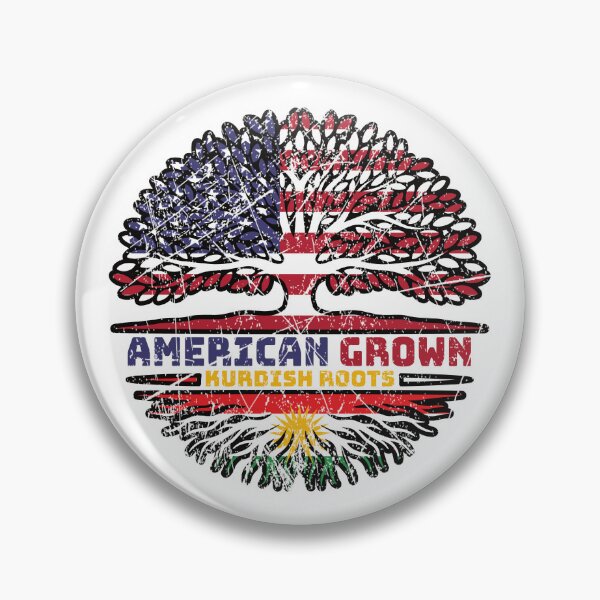 Item preview, Kurdistan Kurdish US American USA United States Tree Roots Flag designed and sold by FlagX.