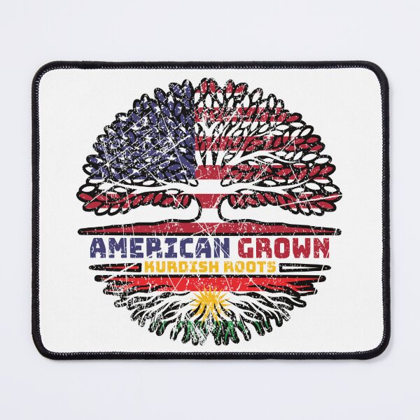 Item preview, Kurdistan Kurdish US American USA United States Tree Roots Flag designed and sold by FlagX.
