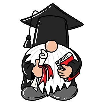 Artwork thumbnail, Graduation Gnome by OneLineStyle
