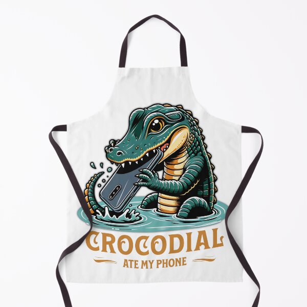Item preview, Croco-dial Ate My Phone designed and sold by Diane Gotti.