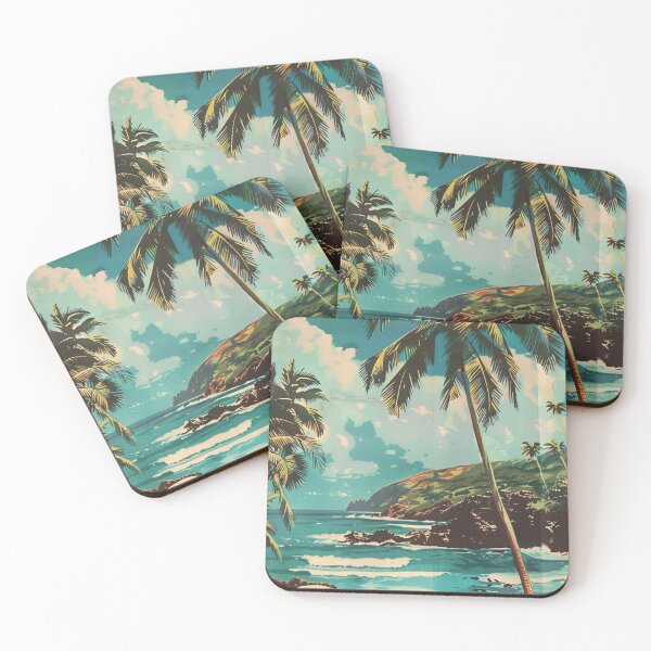 Item preview, Vintage Tropical Hawaii Scenic Drive Nature designed and sold by LVTFCOarts.