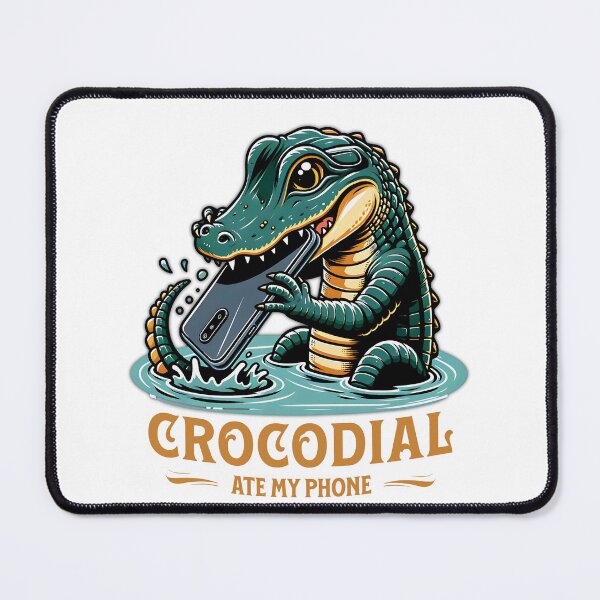 Item preview, Croco-dial Ate My Phone designed and sold by Diane Gotti.