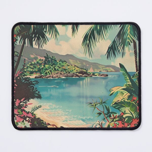 Item preview, Vintage Hawaii Beach Flower Palm Trees Graphic designed and sold by LVTFCOarts.