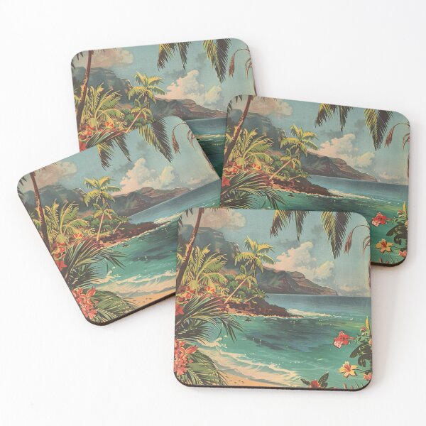 Item preview, Vintage Tropical Hawaiian Vacation 60s Aesthetic designed and sold by LVTFCOarts.